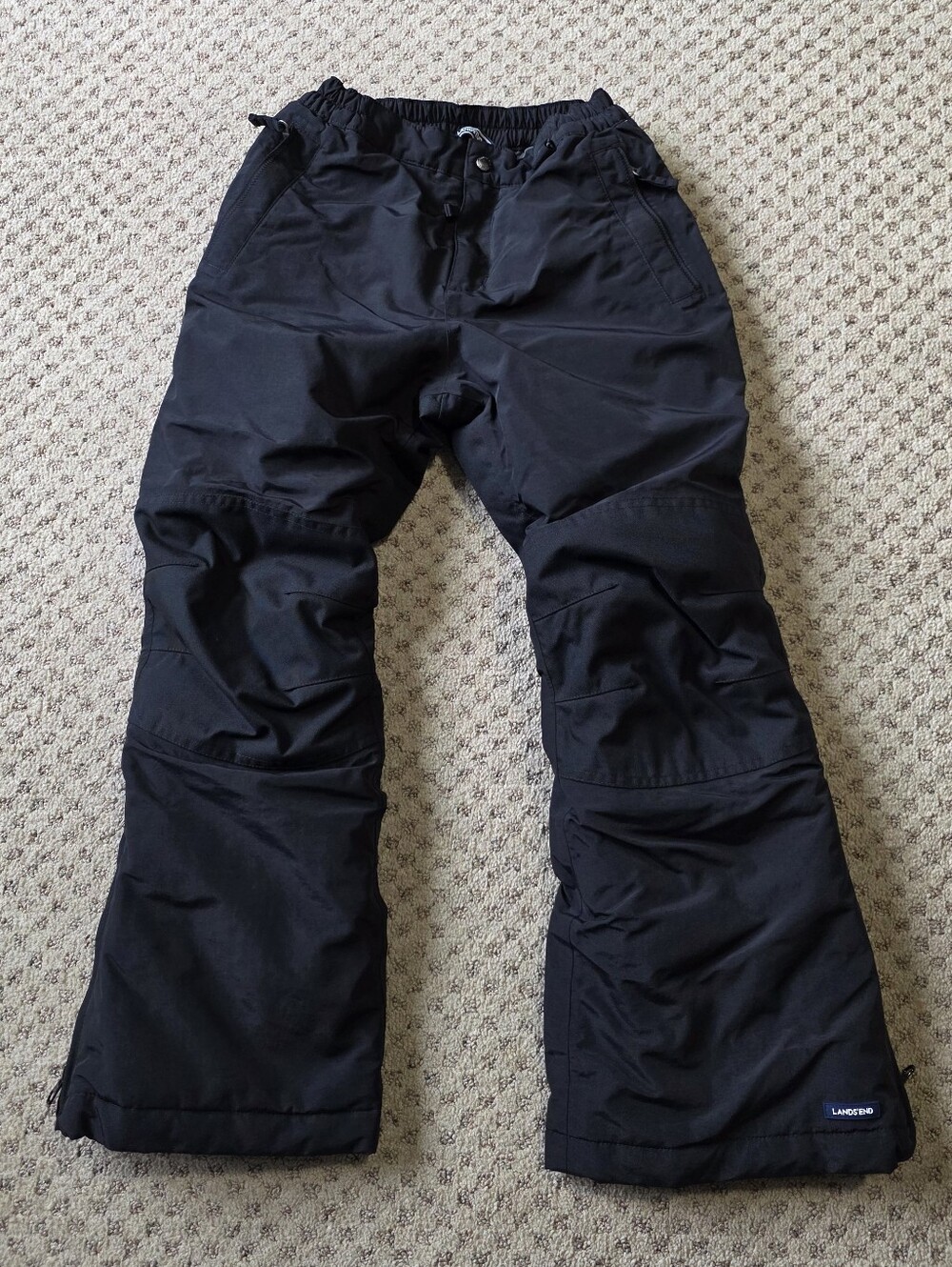 Lands' End Kids Squall Waterproof Insulated Iron Knee Snow Pants